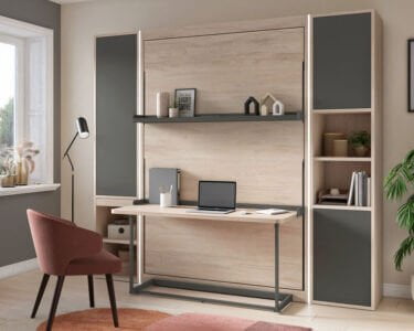 Opklapbed Celio Smart Premium Verticaal Bureau