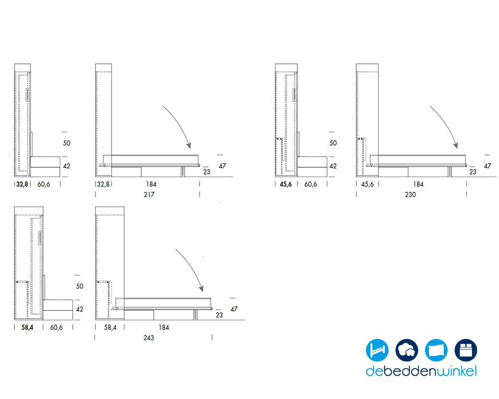 Clever shin sofa opklapbed bedkast met bank de beddenwinkel schijndel