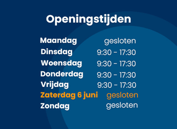 openingstijden aangepast de beddenwinkel schijndel